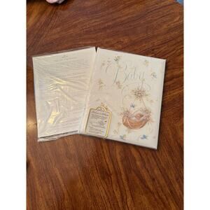 Vintage Hallmark Baby Book with page protectors NEW in damaged box 1970’s